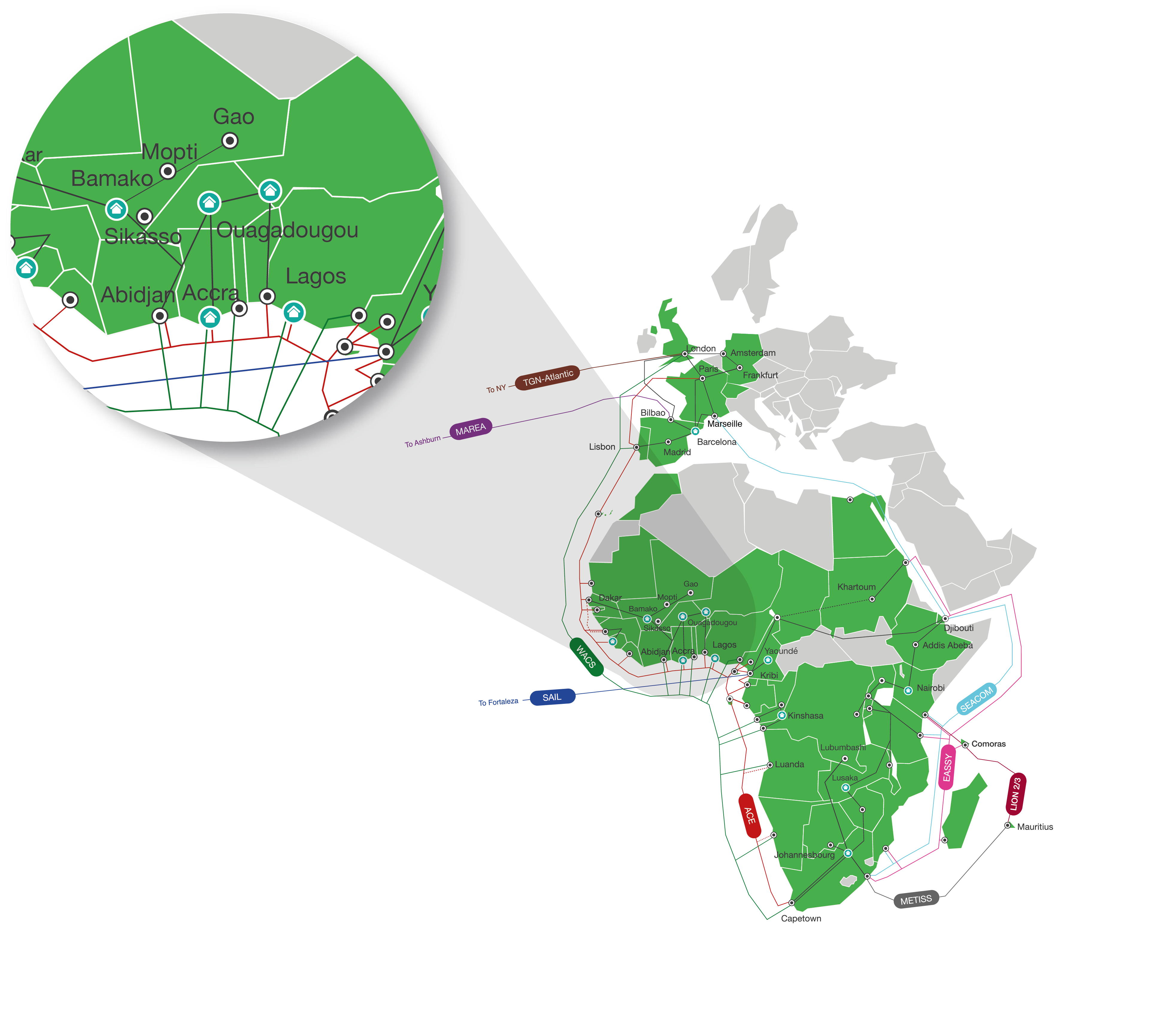 Burkina map